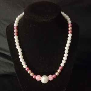 Pink Princess Pearl Necklace